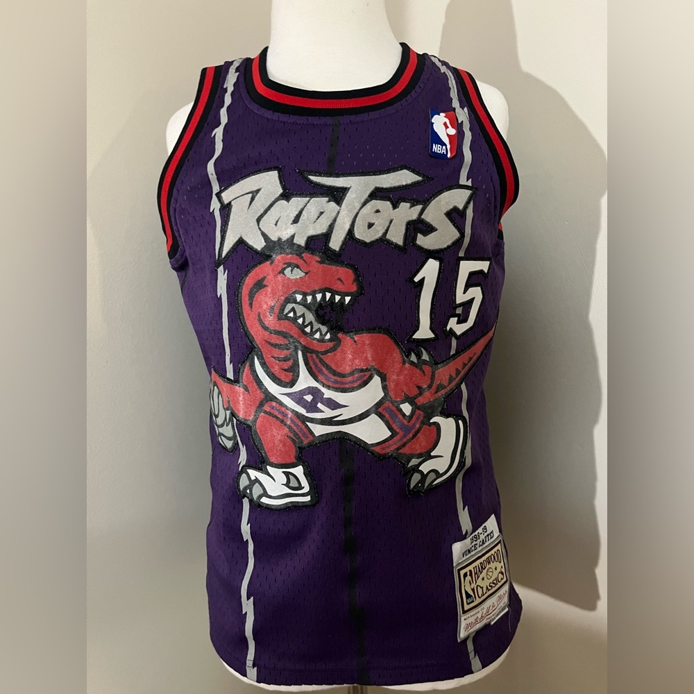 Mitchell & Ness Purple Raptors Kids Jersey